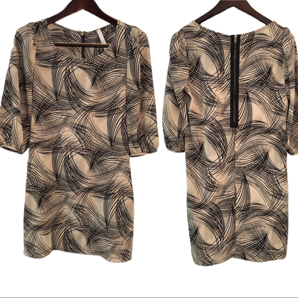 SEVENTH DAY Shift Dress 3/4 Sleeve